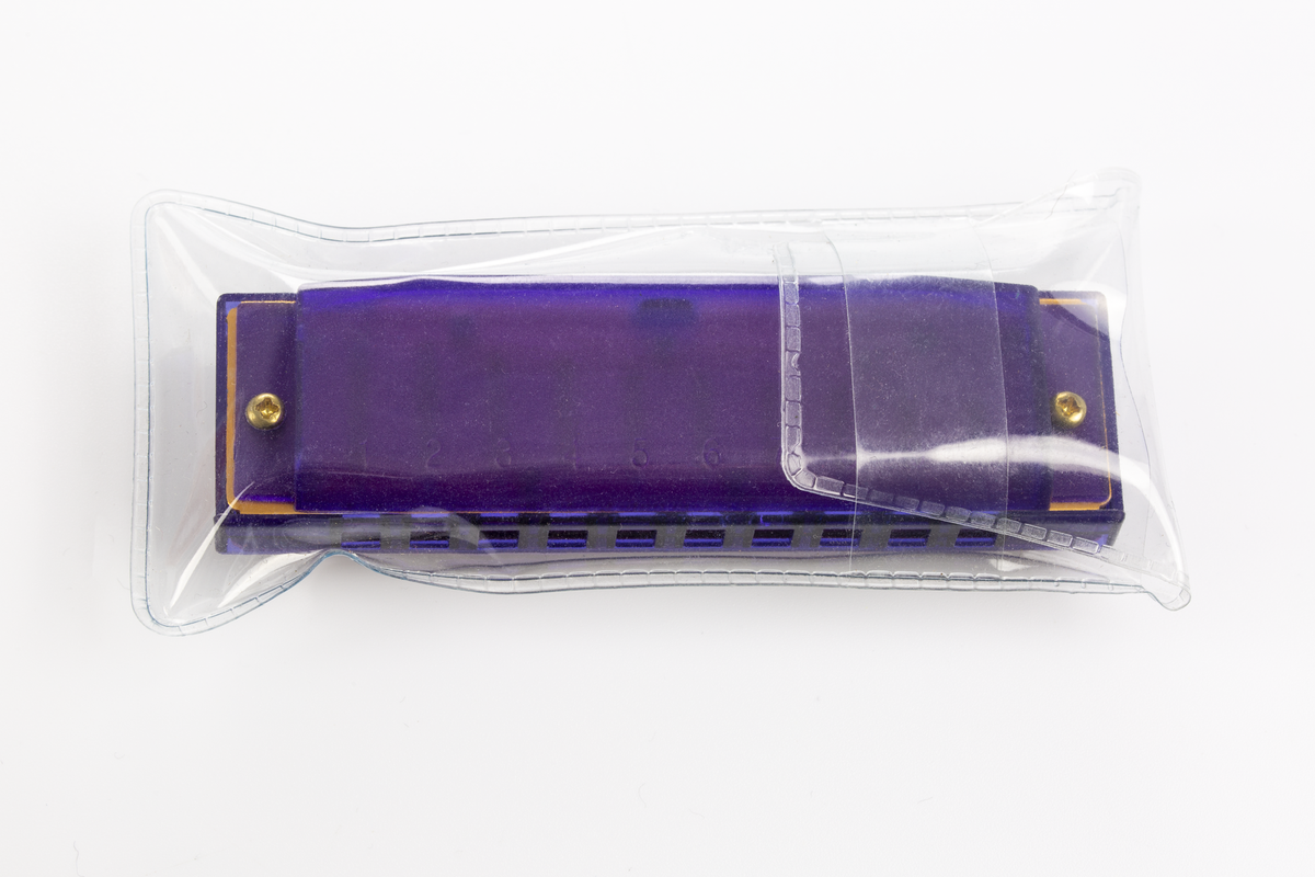 Harmonica Hohner Translucent Harp En Do (C) - Diatonique, 20 Anches, Corps Plastique Transparent Jaune