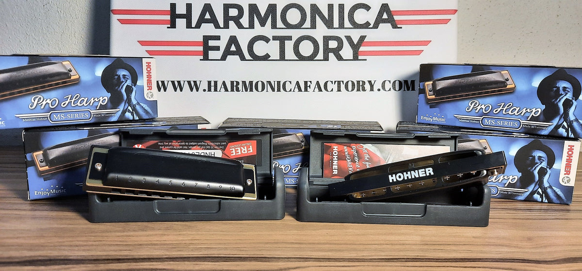 Hohner Pro Harp MS Zwart
