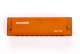 Hohner translucent Oranje mondharmonica kinderen