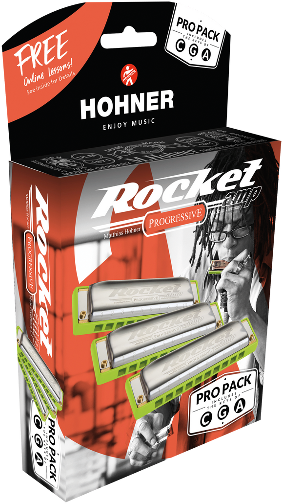 Hohner Rocket AMP 3-pack A/C/G