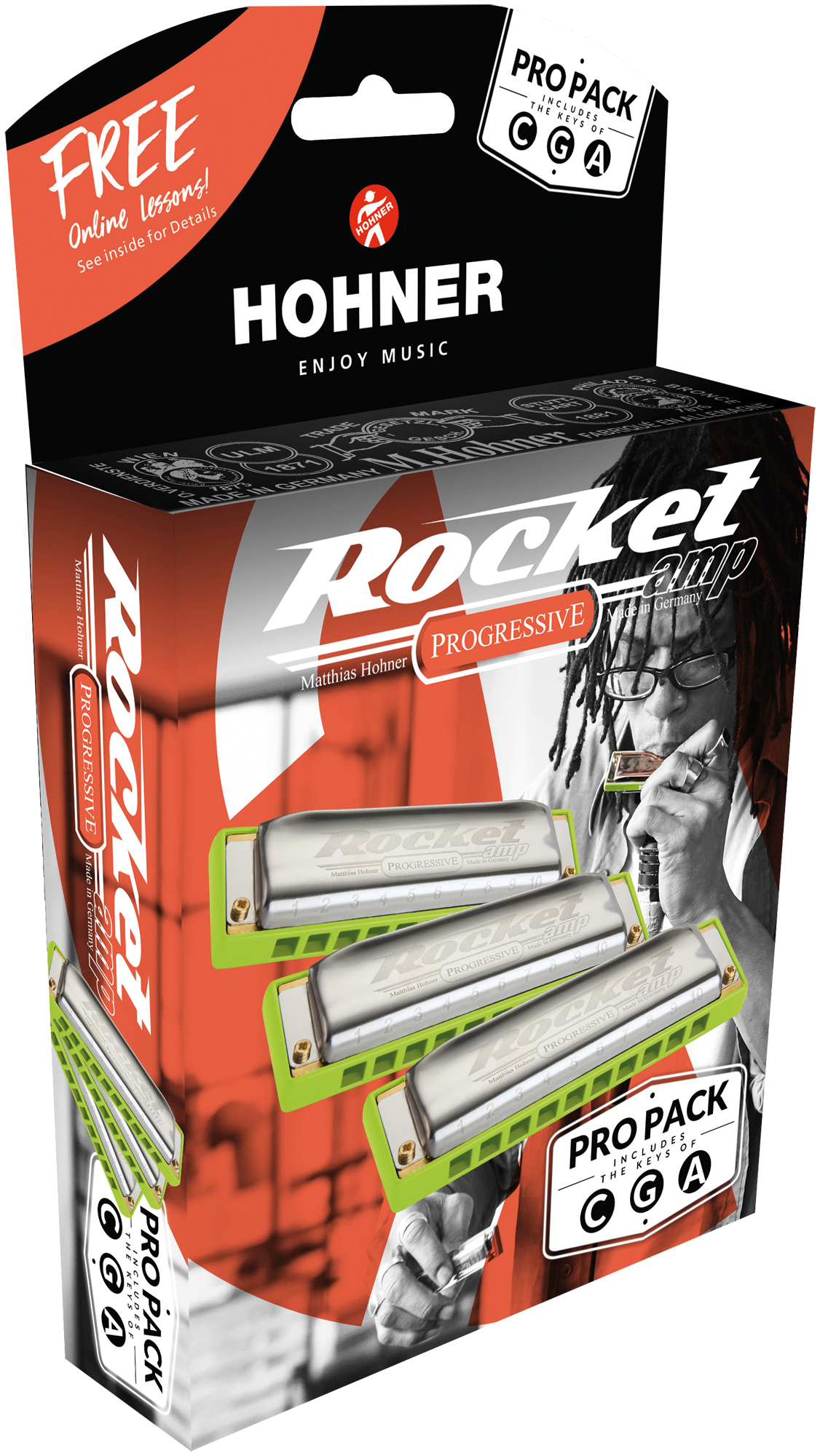 Armonica HOHNER Rocket Amp In Do - Perfetta Per Amplificazione E Performance Live - Foto 9