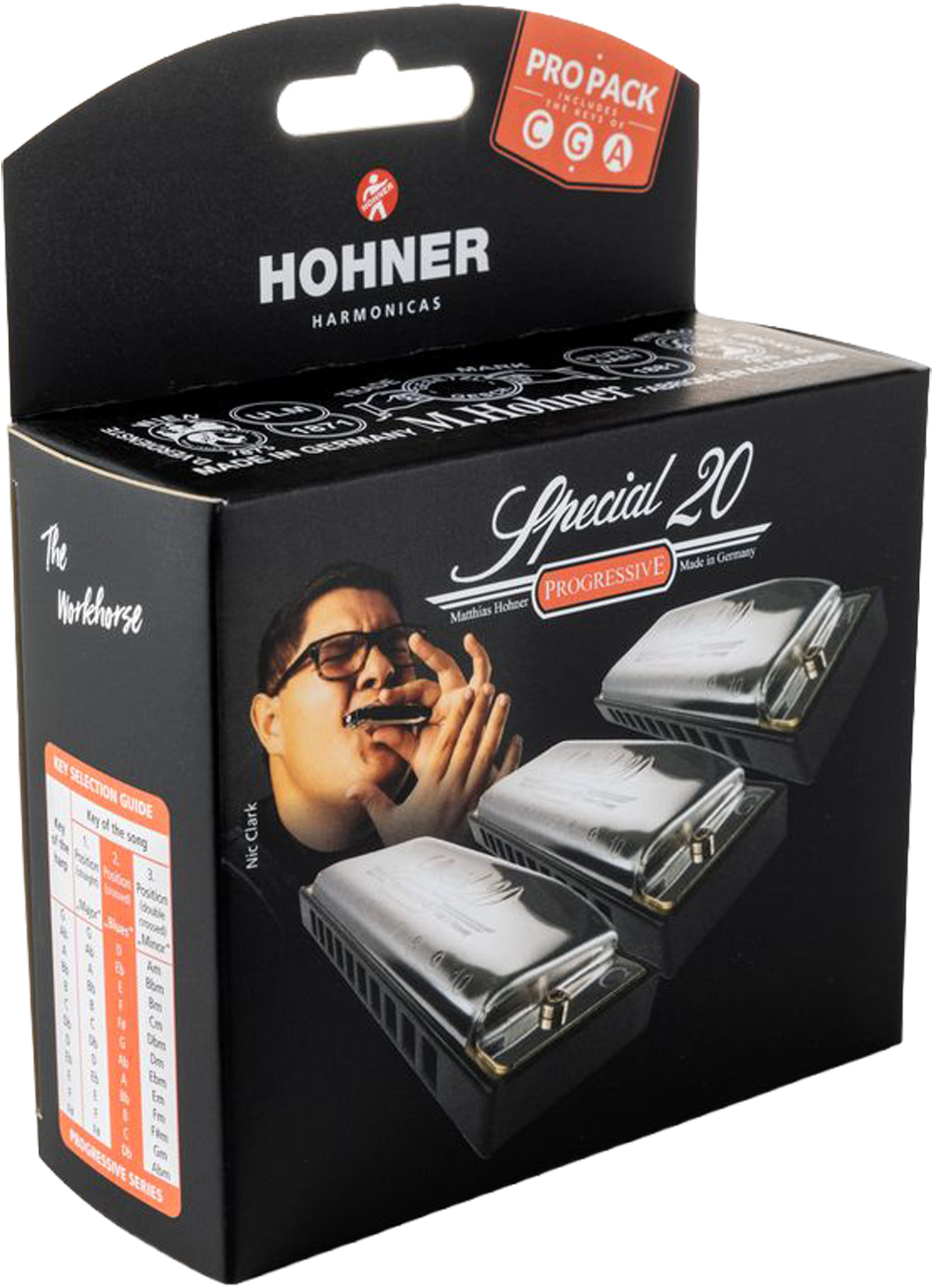 Tonen Hohner Special 20 - 3 tonen (A,C,G)