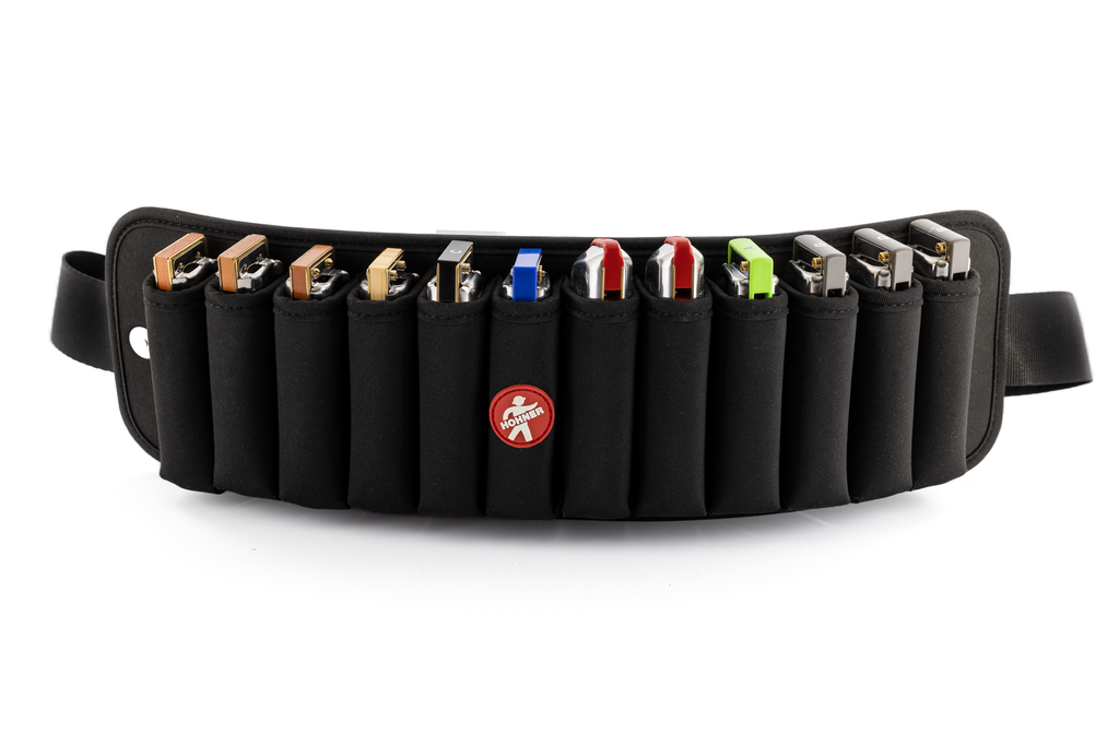Hohner beltbag met plaats voor 12 mondharmonica's