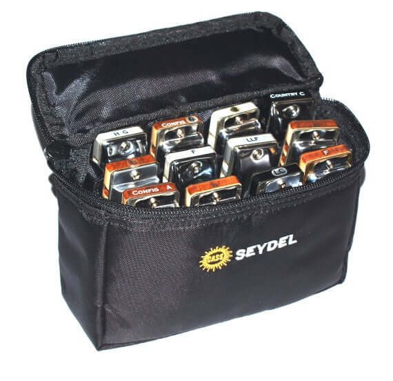 Seydel Bag for 12 Harmonicas with strap attachment