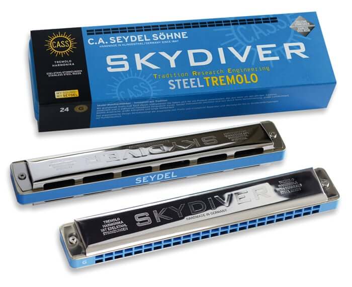 Seydel Skydiver Steel Tremolo Harmonica