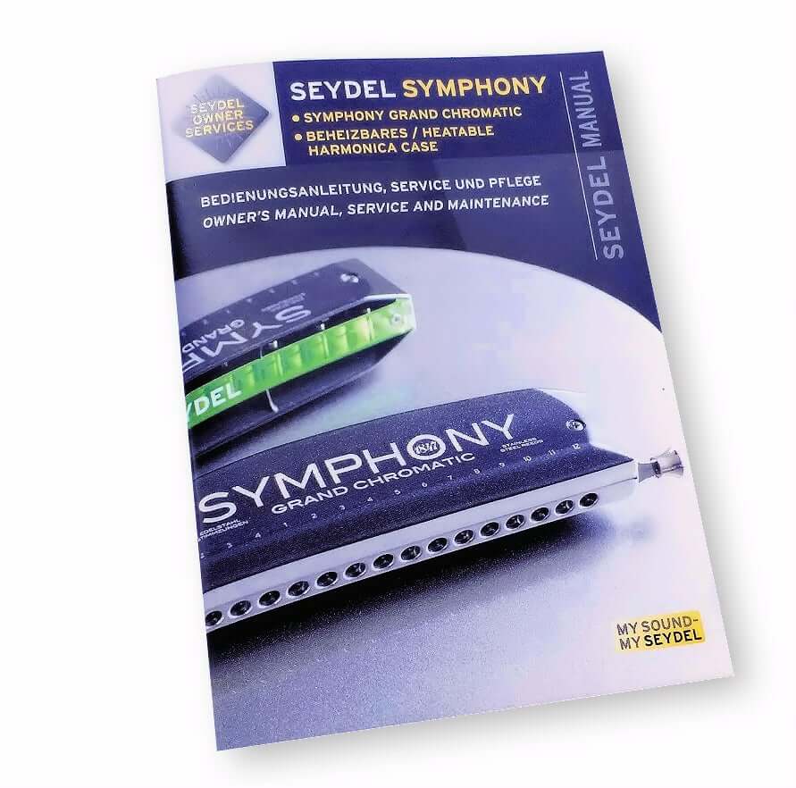 Seydel Symphony 64 ALU mondharmonica met koffer!