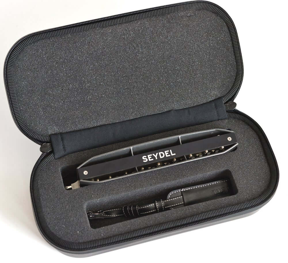 Seydel Symphony 64 ALU mondharmonica met koffer!