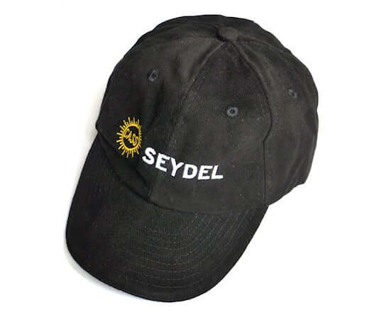 Zwarte Baseball pet met Seydel logo