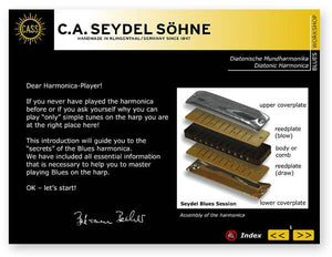 Seydel bluesharp/diatonische mondharmonica startersboek