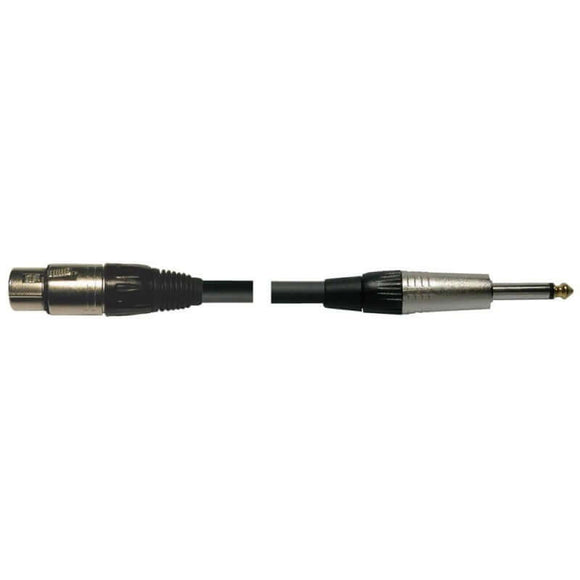 Professional Microphone cable Hansen XLR-F>6.3mm Jack 10m