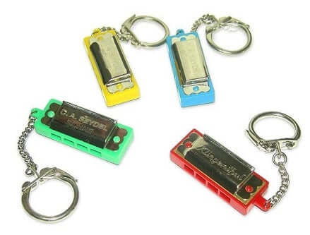 Seydel Harmonica Keychain in different colors